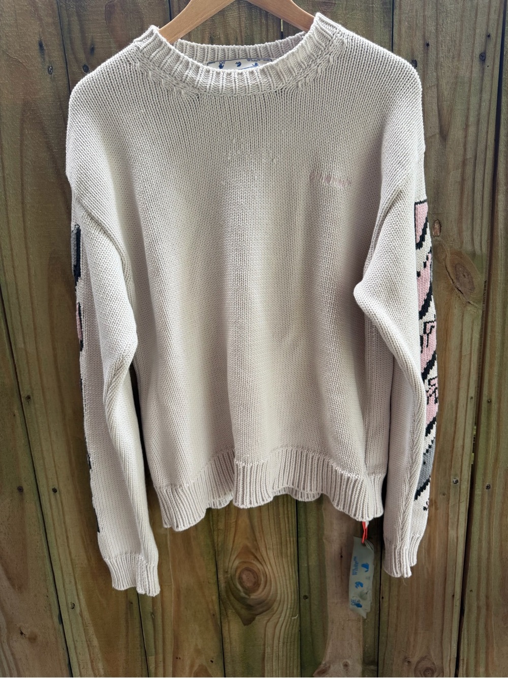 OFF-white Graffiti Puppets Arrows Pullover men’s medium